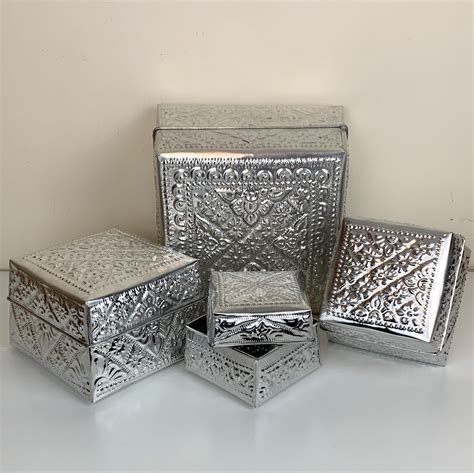 pressed metal gift boxes|Pressed Metal Box .